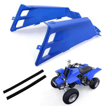 Solid Spare Blue gas tank side covers plastic wrap For Yamaha Banshee 350 YFZ350 1987-2006