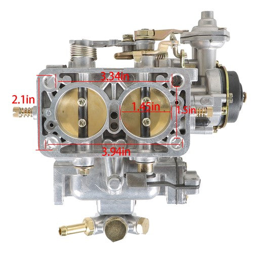 Solid Spare Carburetor For Jeep Wrangler 4.2L 258Cu 1978-1989 38x38 2 BARREL Universal