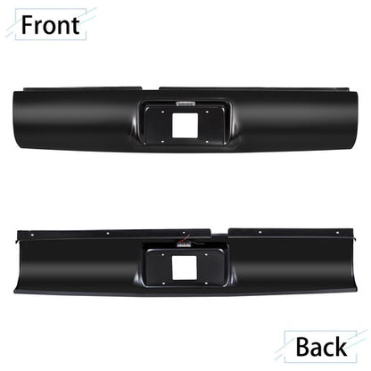 Solid Spare Rear Bumper Roll Pan w/ LED License Light For 1994-2003 Chevy GMC S10 Sonoma