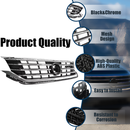 For 2020 2021 2022 Volkswagen VW Passat Front Chrome Grille Grill Assembly
