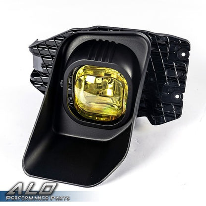 Solid Spare Fit For 11-16 Ford F250 F350 F450 XLT Super Duty Yellow Bumper Fog Lights+Switch