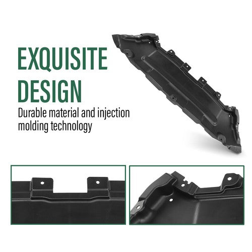 Solid Spare Fit For 16-22 Mercedes-Benz GLC300 GLC43 AMG Engine Splash Shield Under Cover
