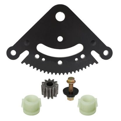 Solid Spare Steering Sector & Pinion Gear W/Bushings for John Deere D130 D140 D150 D160 D170