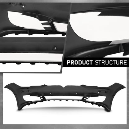 Solid Spare Front Bumper Cover Fit For 2016 2017 2018 2019 2020 2021 Tesla Model S New