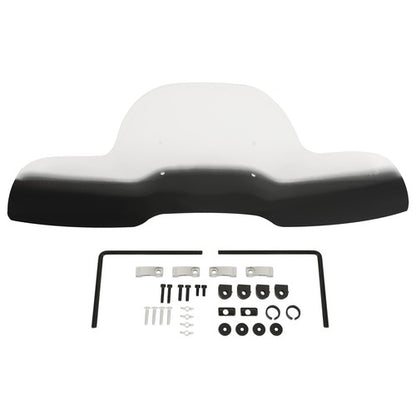 Solid Spare 2-Tone ATV Windshield Windscreen For Polaris Arctic Cat CAN-AM Fourtrax Grizzly