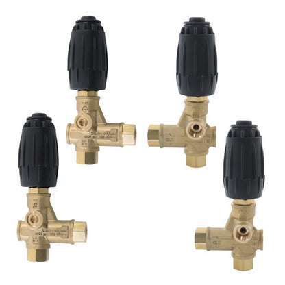 Solid Spare 4 Pack Unloader Valve VRT3-310 8GPM 3/8" FNPT 4350PSI Pressure Washer Pump