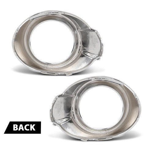 Solid Spare Front Bumper Fog Light Bezel Lamp Trim Left+Right Fit For 2012-2014 Ford Focus