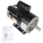 Solid Spare 5HP ODP Compressor Duty Electric Motor 1Phase 3450RPM 56HZ Frame 7/8" Shaft 230V