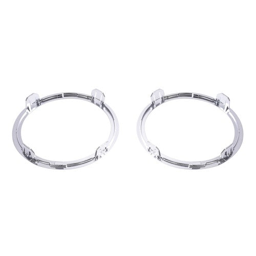 Fog Light Cover Bezel w/Chrome Ring For Honda Pilot 2012 2013 2014 2015 LH & RH