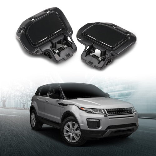 Solid Spare Headlight Washer Cover Fit For 12-19 Land Rover Range Rover Evoque Left+Right