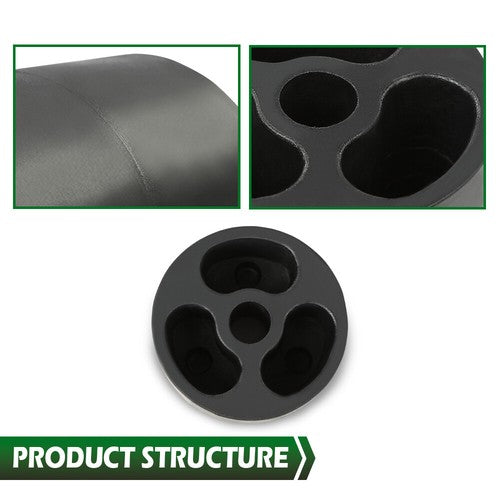 Solid Spare New Universal Black Body Lift Kit Block 3" Tall X 3" Wide Body Heightening Block