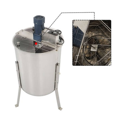 Solid Spare Electric Honey Extractor Beekeeping Equipment 4/8 Frames Stainless Steel 140W