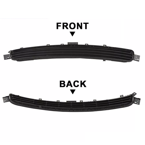 Fit 2014 2015 2016 2017 Infiniti Q50 Front Bumper Lower Grille Matte Black 14-17