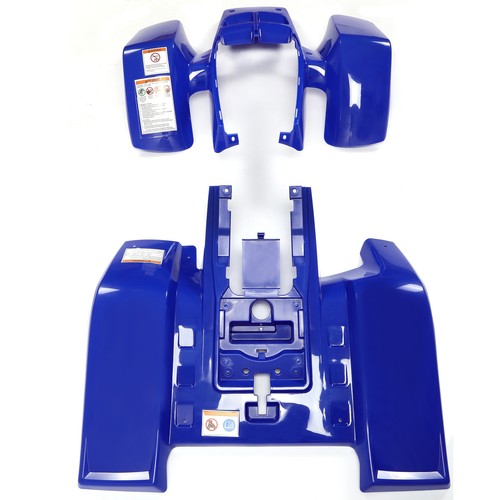 Solid Spare Blue Grille Front & Rear Fenders + Gas Tank Plastics Kits For Yamaha Banshee 350