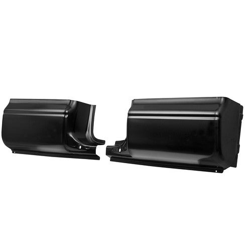 Solid Spare Left & Right Steel Cab Corners For 97-04 Dodge Dakota 2 door Extended / Club Cab