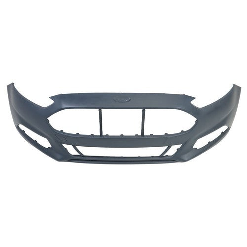 Solid Spare For 2013 2014 2015 2016 Ford Fusion Plastic Sedan Primed Front Bumper Cover