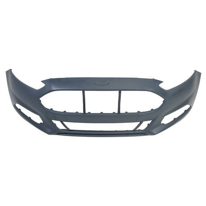 Solid Spare For 2013 2014 2015 2016 Ford Fusion Plastic Sedan Primed Front Bumper Cover