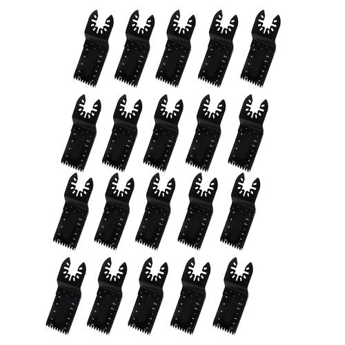 Solid Spare 20 Pcs 35-89mm Oscillating Saw Blades Fits For Precision Wood and Plastic