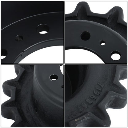 Solid Spare Drive Sprocket - 8 Hole Dual Speed 7196807 For Bobcat T630 T740 T750 T770 T870