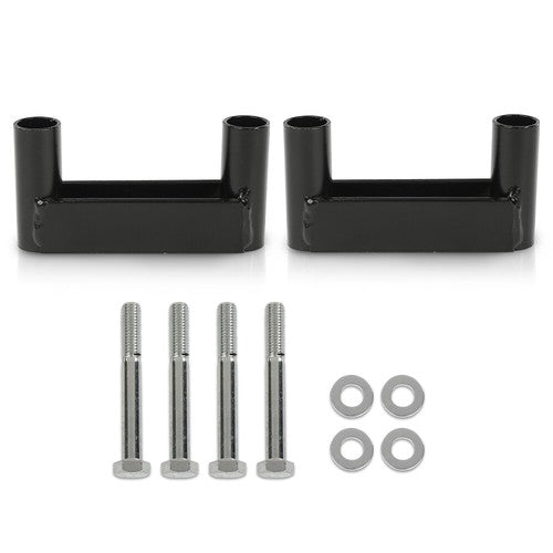 Solid Spare Rear Shock Extender Kit For 2-4" Lift Fit For 2007-2018 Jeep Wrangler JK JKU
