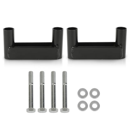 Solid Spare Rear Shock Extender Kit For 2-4" Lift Fit For 2007-2018 Jeep Wrangler JK JKU