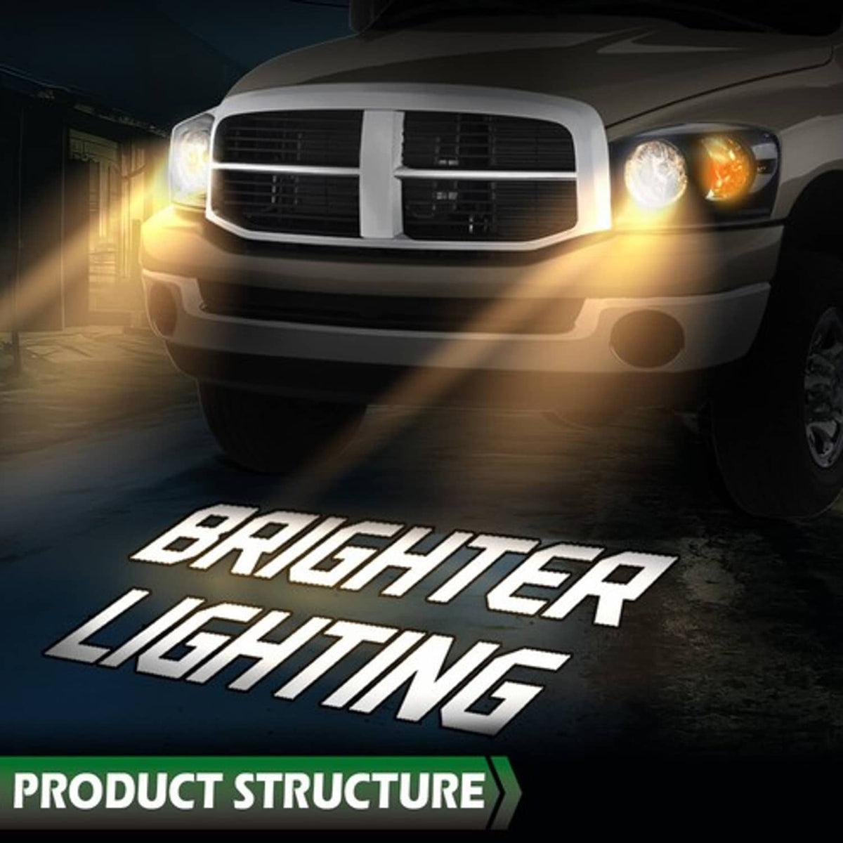 Solid Spare Fit For 06-09 Dodge Ram 1500 2500 3500 Smoke Black Headlights Headlamps