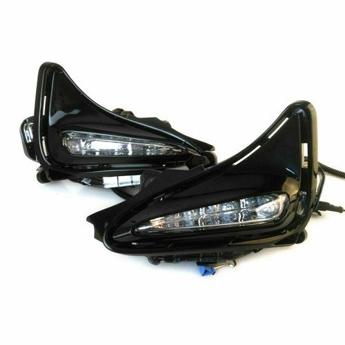 LED Fog Light DRL Turn Signal Lamp w/Wiring For 2017-2019 Toyota Corolla LE XLE