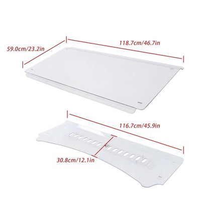 Solid Spare VENTED WINDSHIELD 1/4'' Polycarbonate Fits for KUBOTA RTV900 XT/XTG MAX-FLO