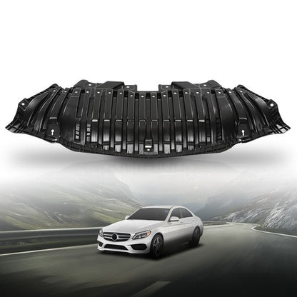 Solid Spare Fit For 16-21 Mercedes-Benz C300 Front Engine Splash Shield Guard Under Cover