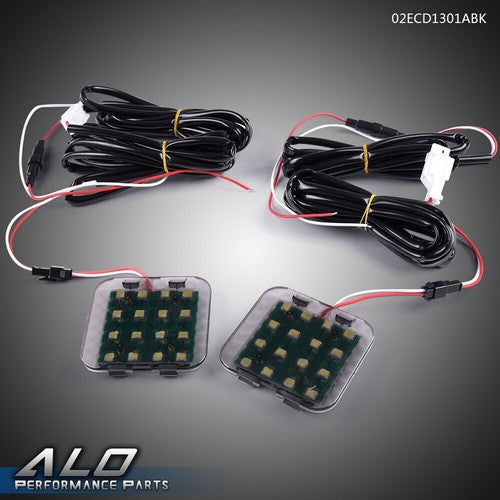 Solid Spare Fit For 2009-2012 Honda Fit/Jazz Smoked Lens Rear Trunk Door High Power LED Lamp