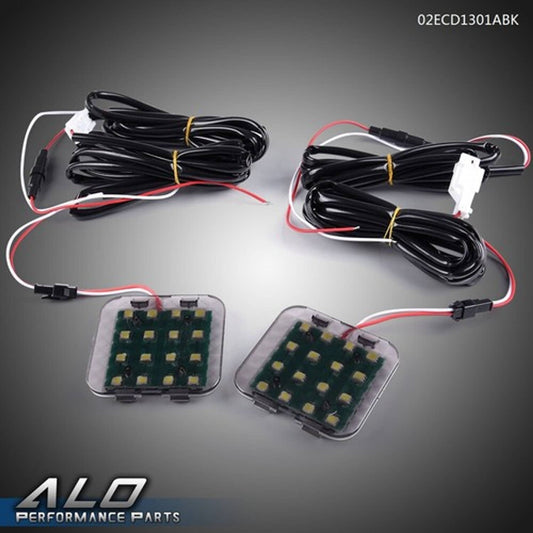 Solid Spare Fit For 2009-2012 Honda Fit/Jazz Smoked Lens Rear Trunk Door High Power LED Lamp