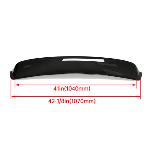 Solid Spare For 96-00 Honda Civic Coupe 04-08 Acura Tsx Gloss Black Rear Window Roof Spoiler