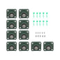 Solid Spare 10pcs UCF202-10 Pillow Block Bearing Self-Aligning Solid Base 4-Bolt 5/8" Bore