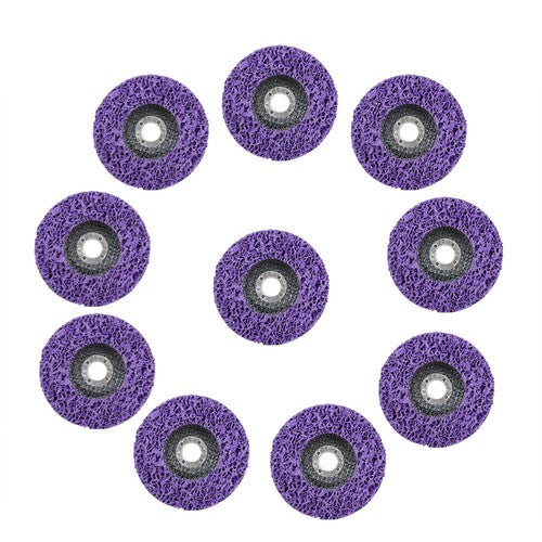 Solid Spare 10 PackS 4"x5/8 Strip Discs Rust Remover Wheel Paint Removal Disc Angle Grinder