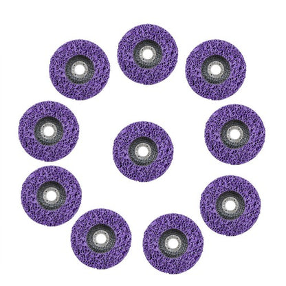 Solid Spare 10 PackS 4"x5/8 Strip Discs Rust Remover Wheel Paint Removal Disc Angle Grinder