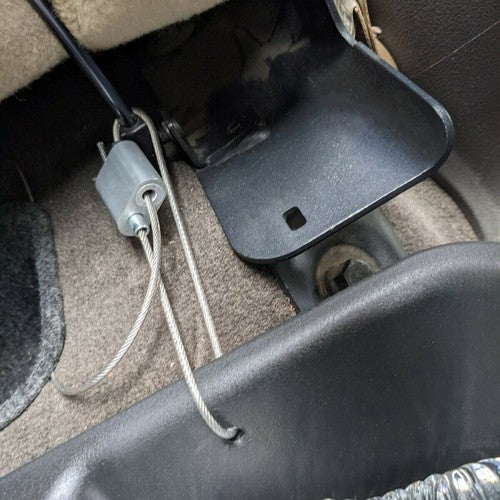 Solid Spare Underseat Storage Box Black For 09-14 Ford F-150 Super Crew Cab w/o Subwoofer
