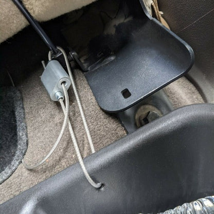 Solid Spare Underseat Storage Box Black For 09-14 Ford F-150 Super Crew Cab w/o Subwoofer