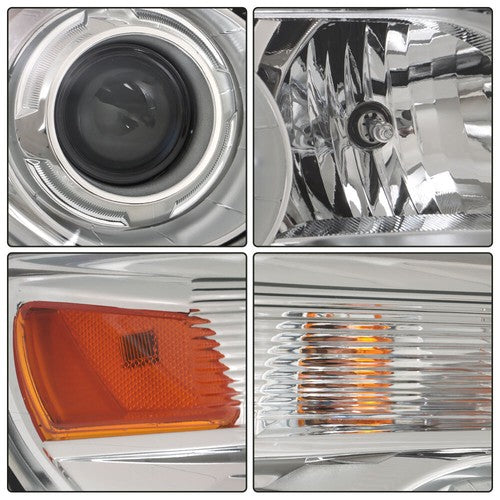 Solid Spare Passenger + Driver Clear For Chevy Equinox 2011-2015 Headlights Front Projector