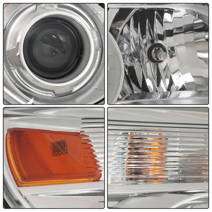 Solid Spare Passenger + Driver Clear For Chevy Equinox 2011-2015 Headlights Front Projector