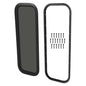 Solid Spare Black Screen RV Window 12" X 35" with Trim Ring Universal Dark Tempered Glass