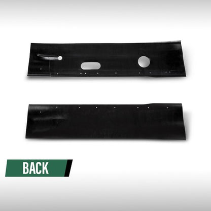 Solid Spare Engine Well Frame Rail Splash Shields Seals Fit 72-80 Dodge 2WD D Series Truck