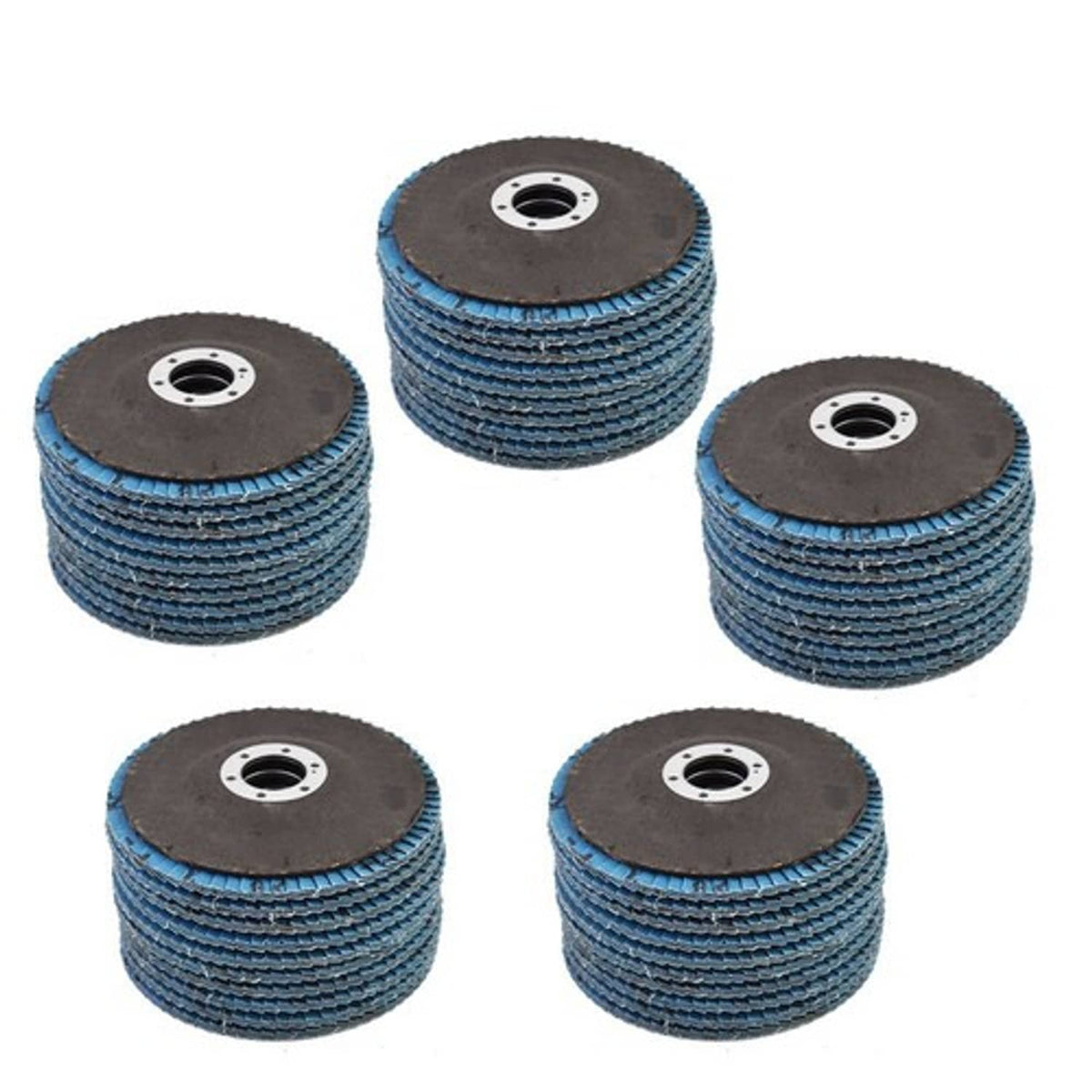 Solid Spare T29 PACK 50 PREMIUM ZIRCONIA FLAP DISC SANDING GRINDING 4-1/2" X 7/8" 80 GRIT