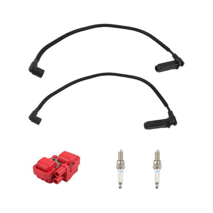 Solid Spare Ignition Coil and Spark Plug w/ Wire Cap For Polaris Ranger Crew 800 2011-2014