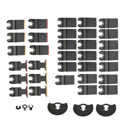 Solid Spare for Wood Metal Plastic 35Pcs 7 Types Oscillating Saw Blade Combination