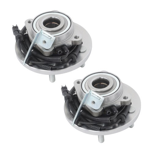 Solid Spare 2 PC Wheel Bearing and Hubs Front For Dodge Grand Caravan Town & Country Routan