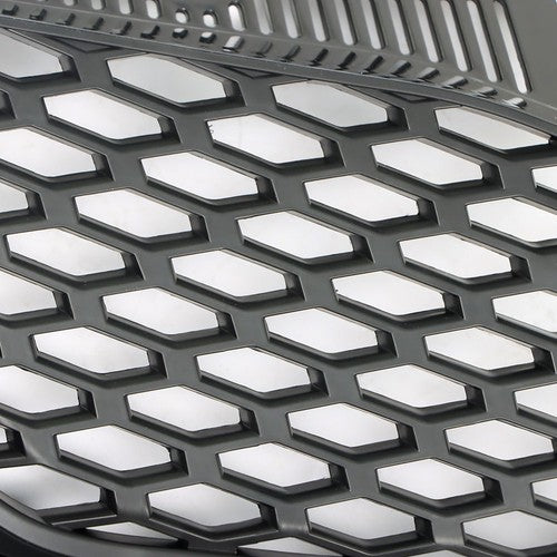 Solid Spare Front Upper Grille Grill Honeycomb ABS Plastic Black For Toyota Sienna 2011-2017