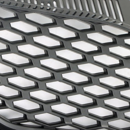 Solid Spare Front Upper Grille Grill Honeycomb ABS Plastic Black For Toyota Sienna 2011-2017