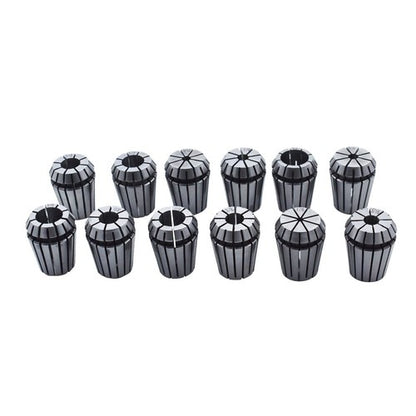Solid Spare 12Pc ER25 Spring Collet Set Fit for CNC Milling Lathe Tool Engraving Machines