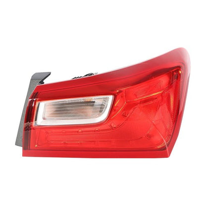 Solid Spare Tail Light Lamp Red Outer Replace Passenger RH Side For 2016-2021 Chevy Malibu