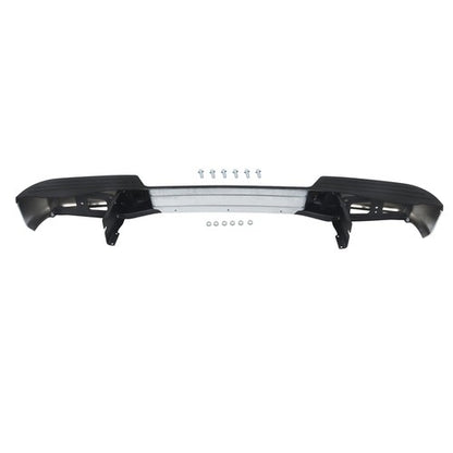 Solid Spare For Nissan NV1500 NV2500 2012-2021 Steel Chrome Rear Step Bumper W/o Sensor Hole